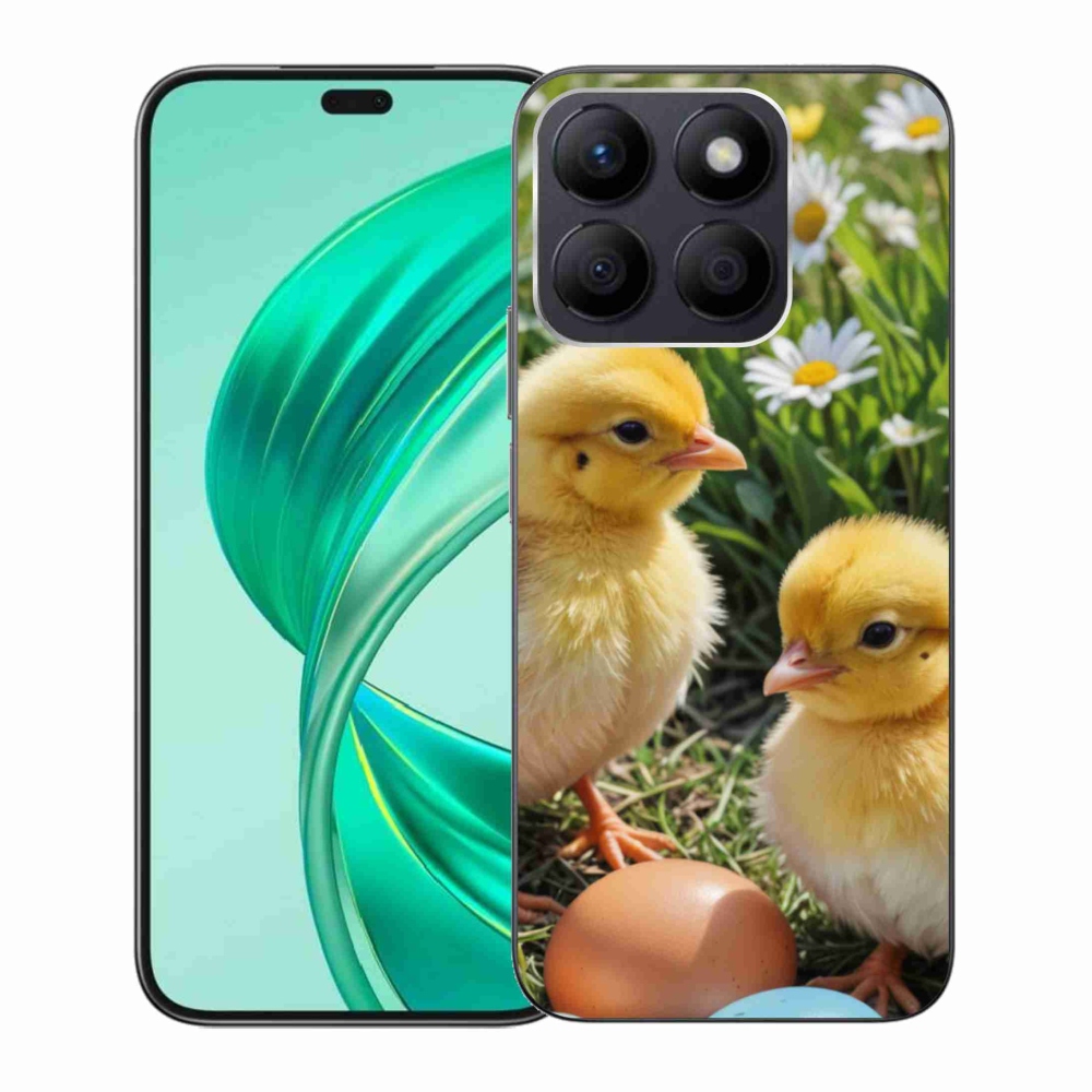 Gelový kryt mmCase na Honor X8b - kuřátka