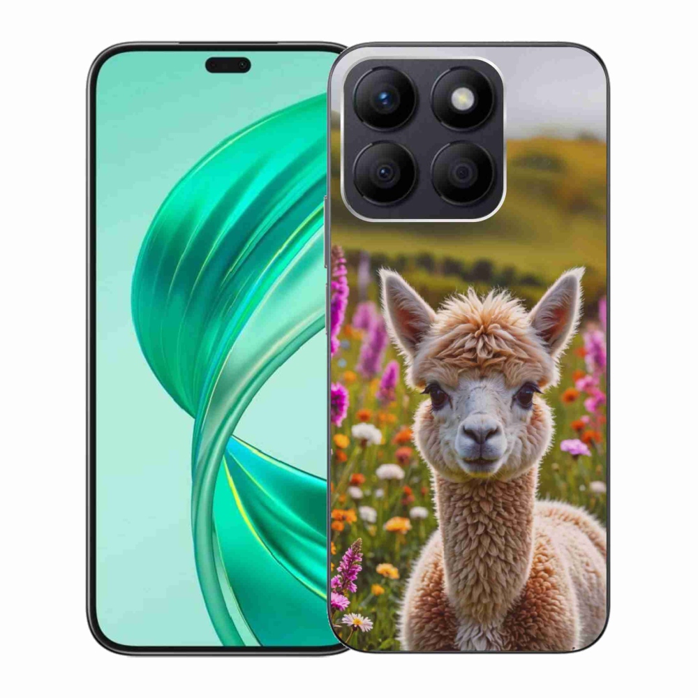 Gelový kryt mmCase na Honor X8b - lama na louce