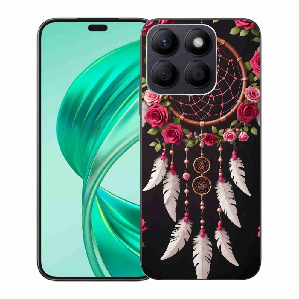 Gelový kryt mmCase na Honor X8b - lapač snů s růžemi