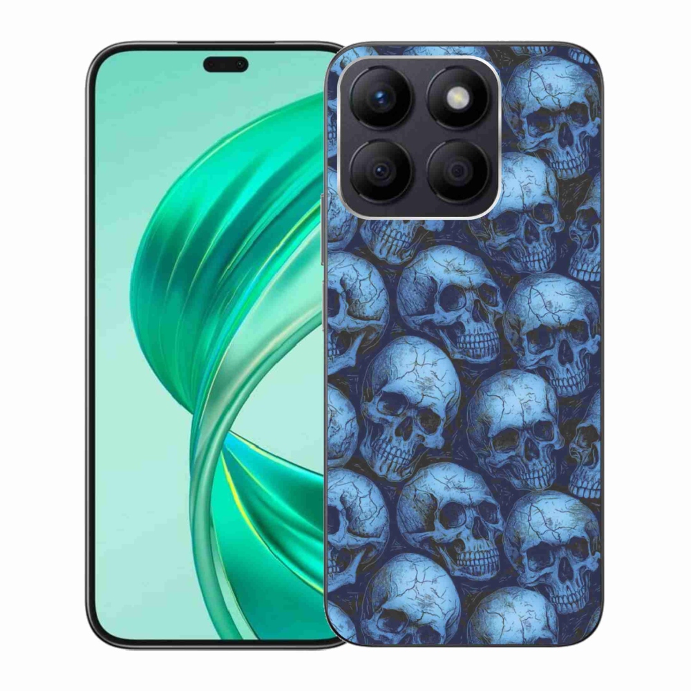 Gelový kryt mmCase na Honor X8b - lebky