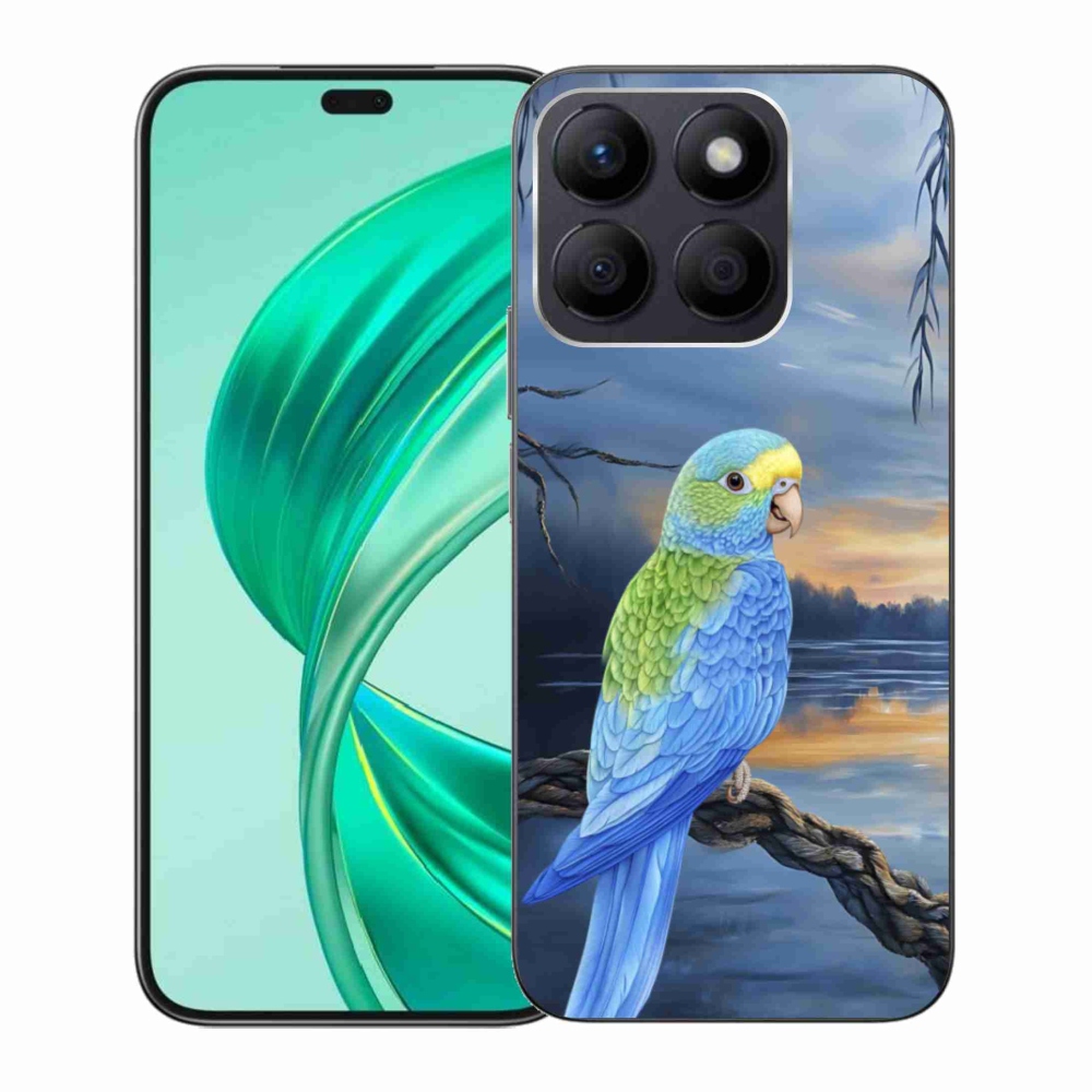 Gelový kryt mmCase na Honor X8b - modrý papoušek