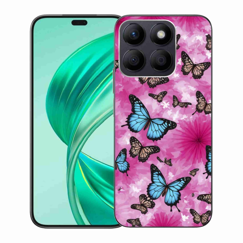 Gelový kryt mmCase na Honor X8b - motýlí zahrada