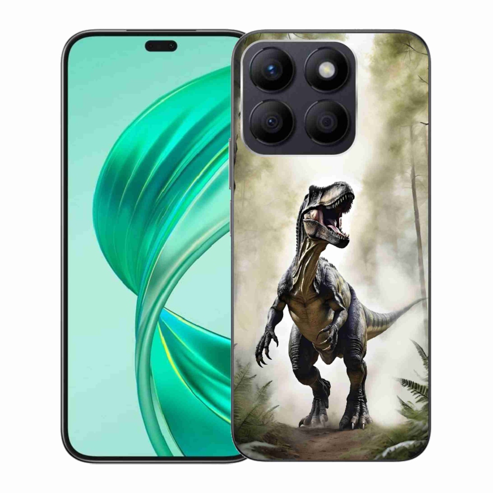 Gelový kryt mmCase na Honor X8b - naštvaný T-Rex