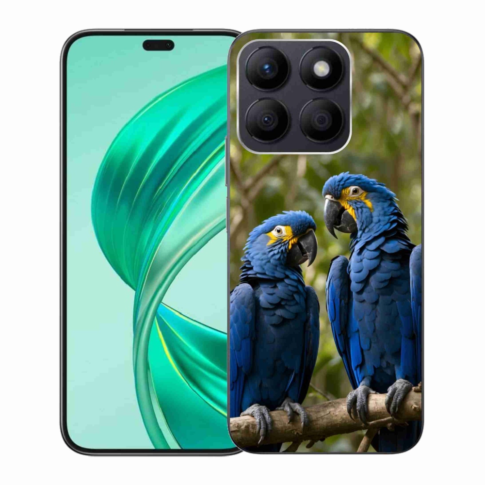 Gelový kryt mmCase na Honor X8b - papouščí duo