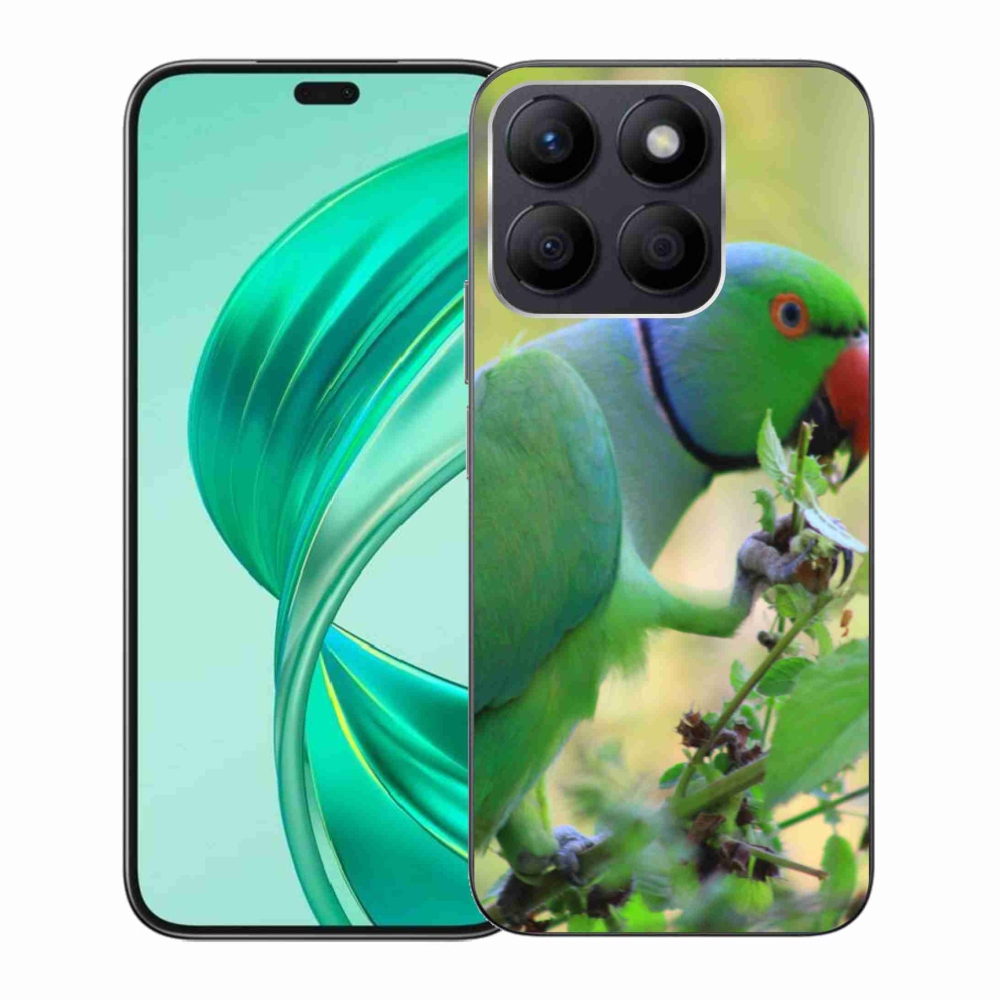 Gelový kryt mmCase na Honor X8b - papoušek alexandr