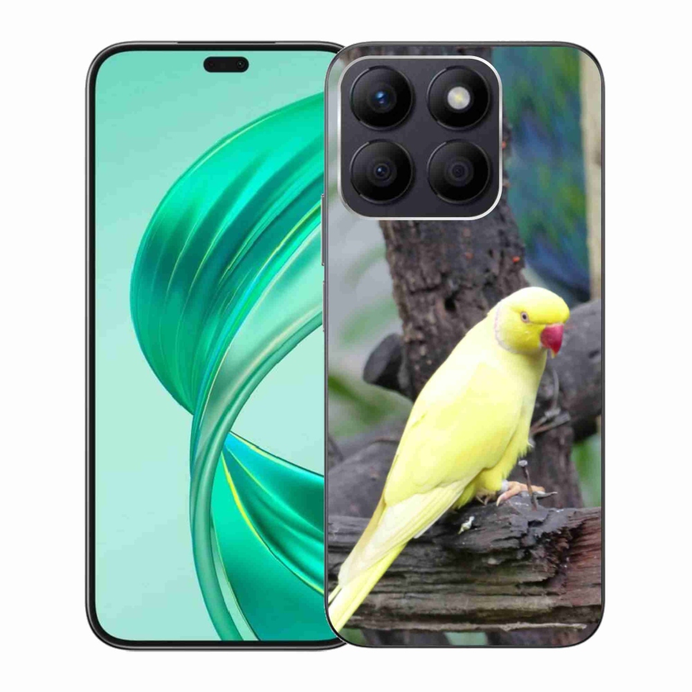 Gelový kryt mmCase na Honor X8b - papoušek alexandr žlutý