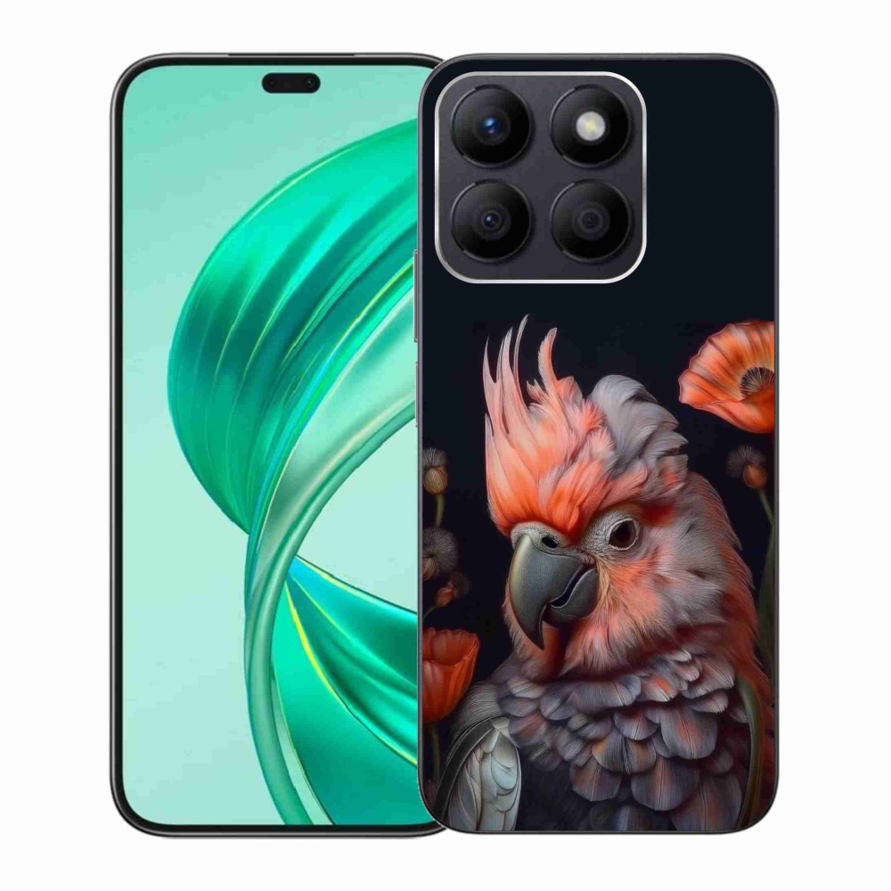 Gelový kryt mmCase na Honor X8b - papoušek kakadu v barvách