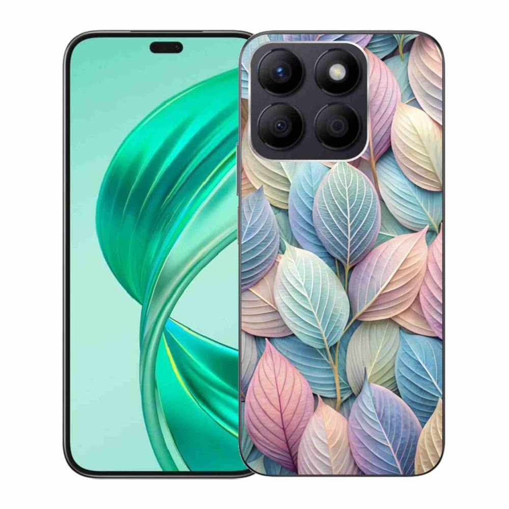 Gelový kryt mmCase na Honor X8b - pastelové listy