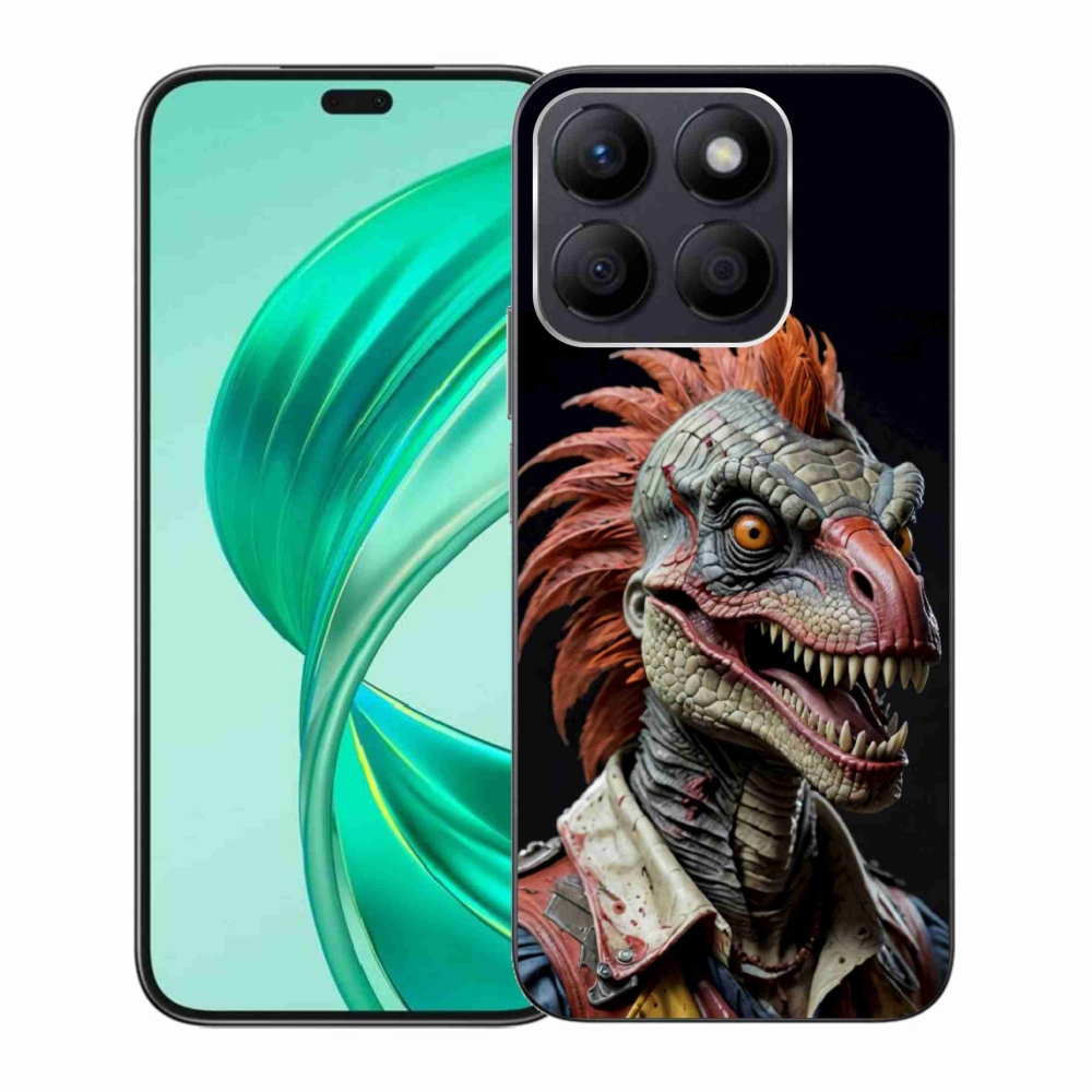 Gelový kryt mmCase na Honor X8b - punk dinosaurus