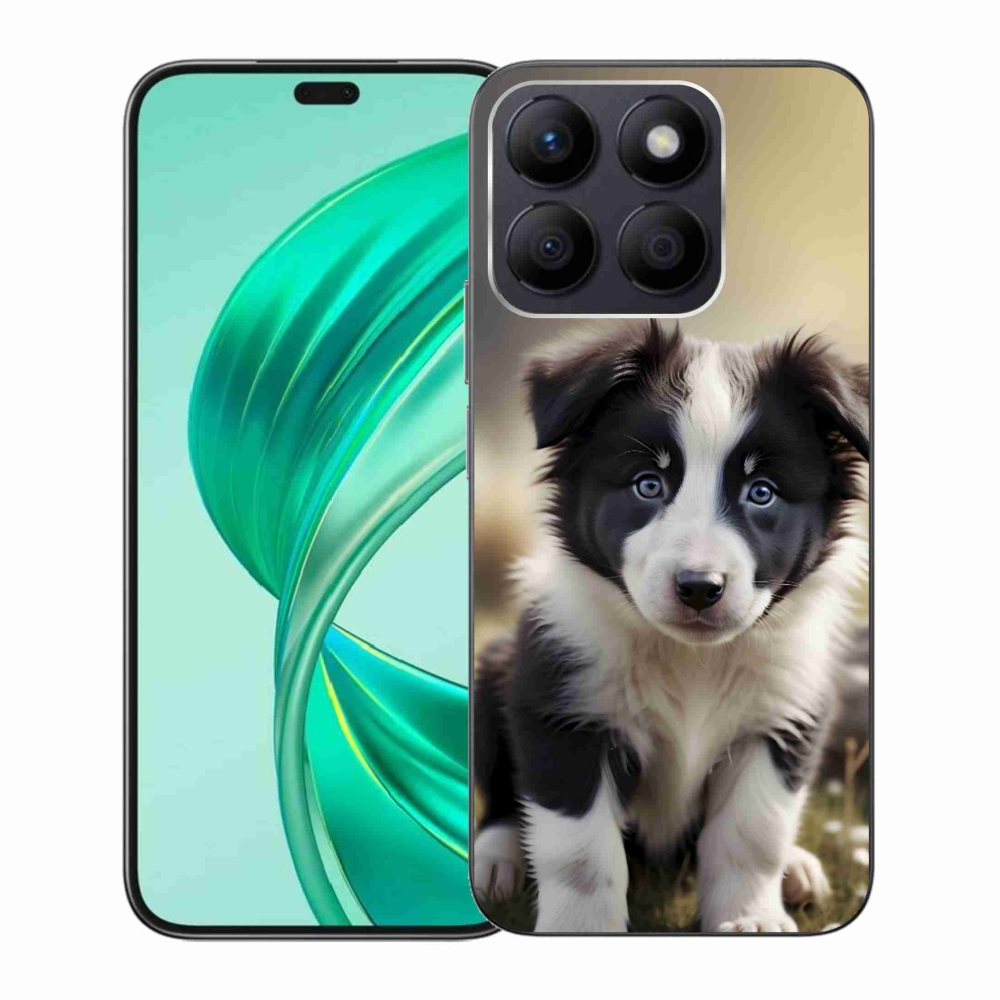 Gelový kryt mmCase na Honor X8b - roztomilá border kolie