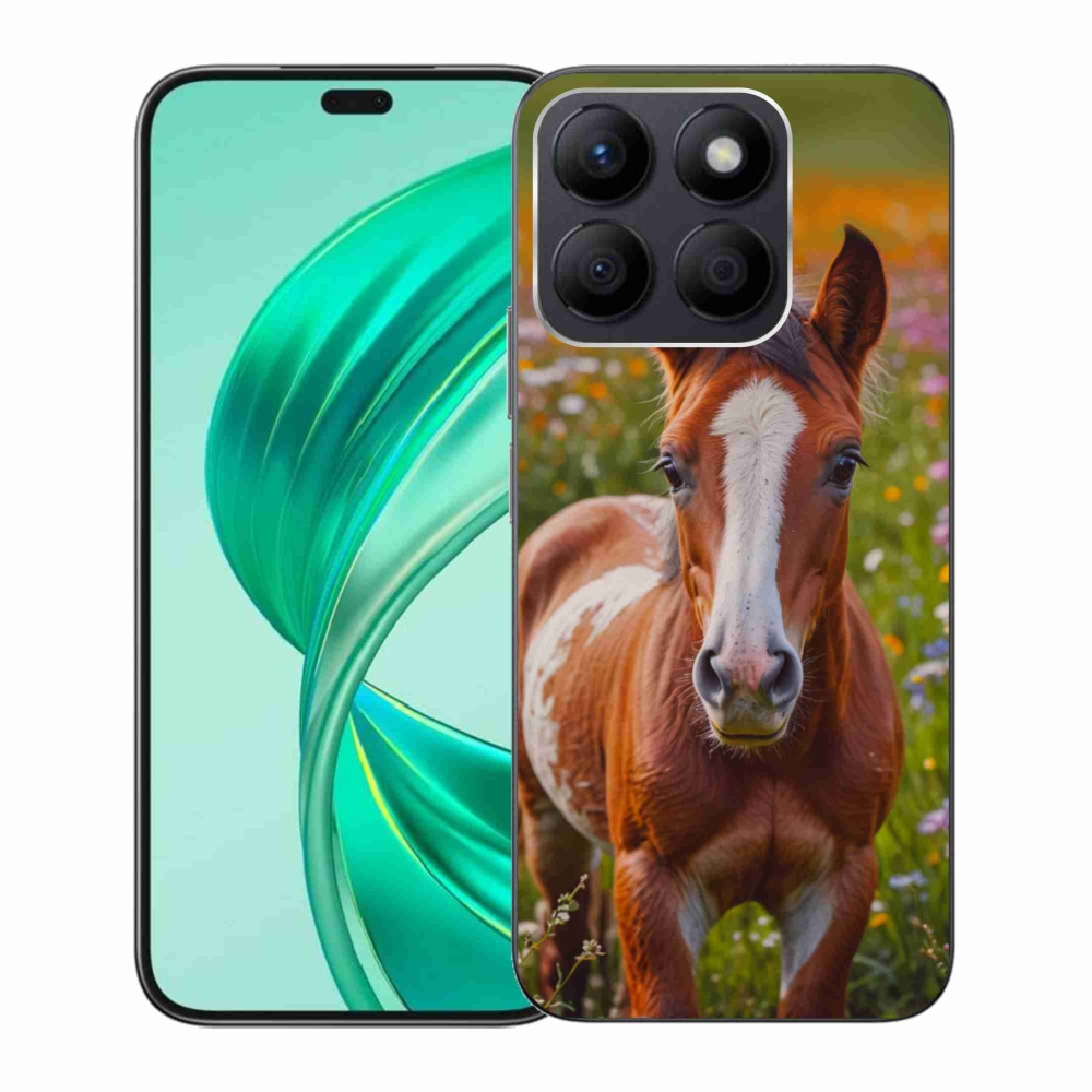 Gelový kryt mmCase na Honor X8b - roztomilé hříbě