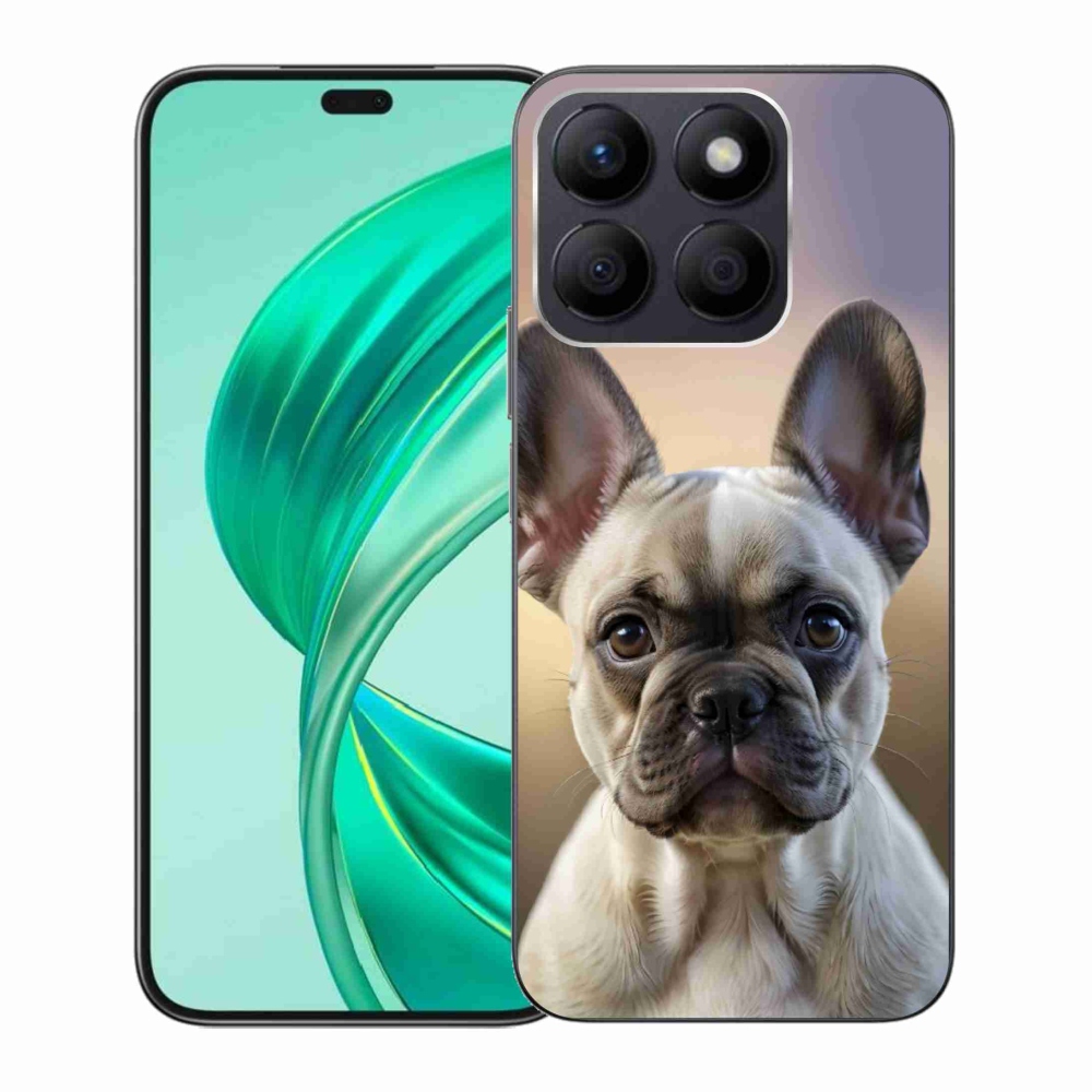 Gelový kryt mmCase na Honor X8b - roztomilý francouzský buldoček