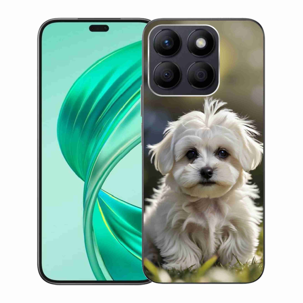 Gelový kryt mmCase na Honor X8b - roztomilý maltézský psík