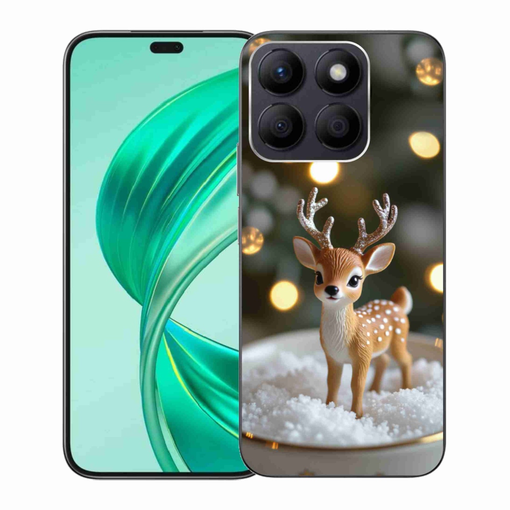 Gelový kryt mmCase na Honor X8b - roztomilý vánoční jelen