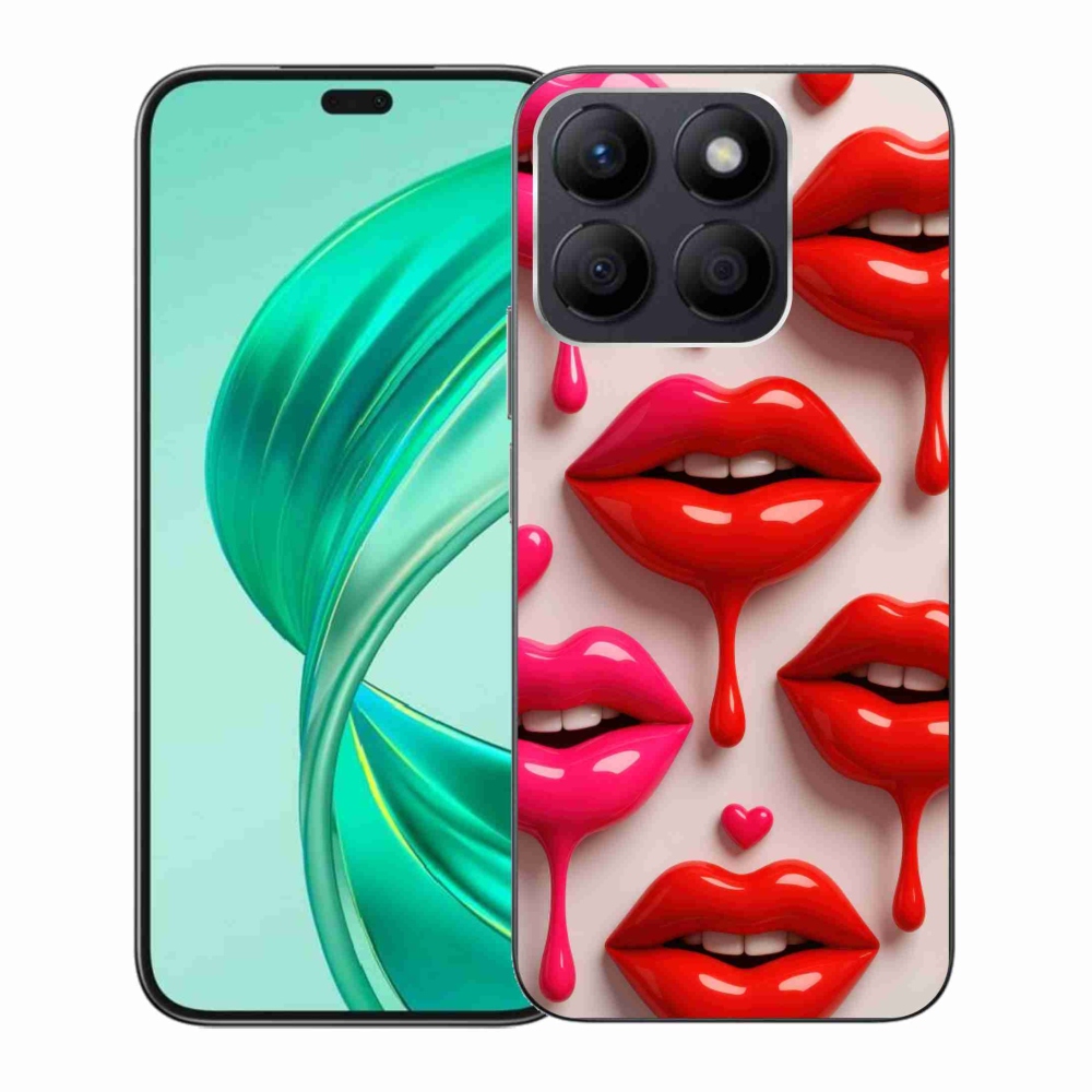 Gelový kryt mmCase na Honor X8b - rty 2