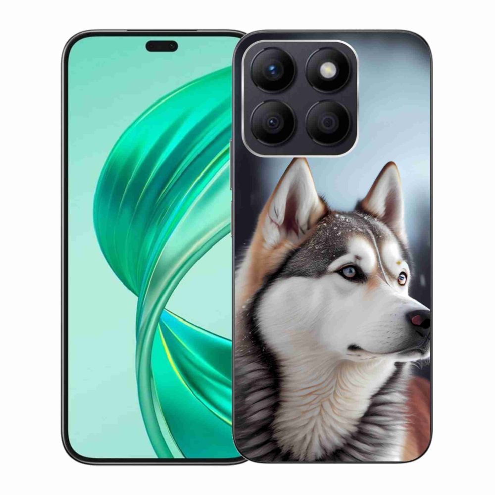 Gelový kryt mmCase na Honor X8b - sibiřský husky