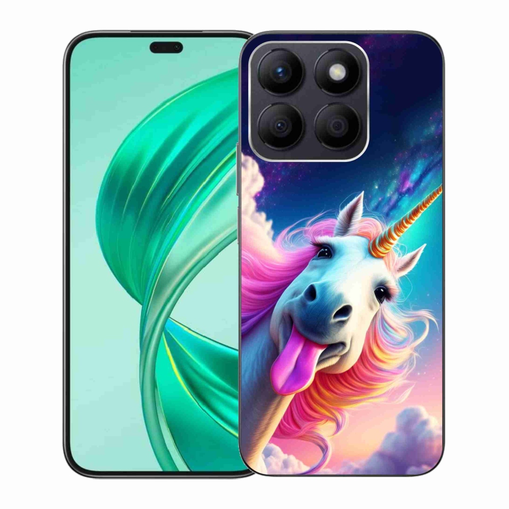 Gelový kryt mmCase na Honor X8b - šílený jednorožec