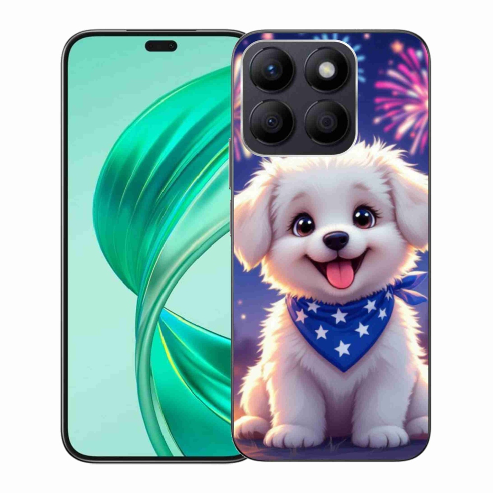 Gelový kryt mmCase na Honor X8b - slavnostní štěně