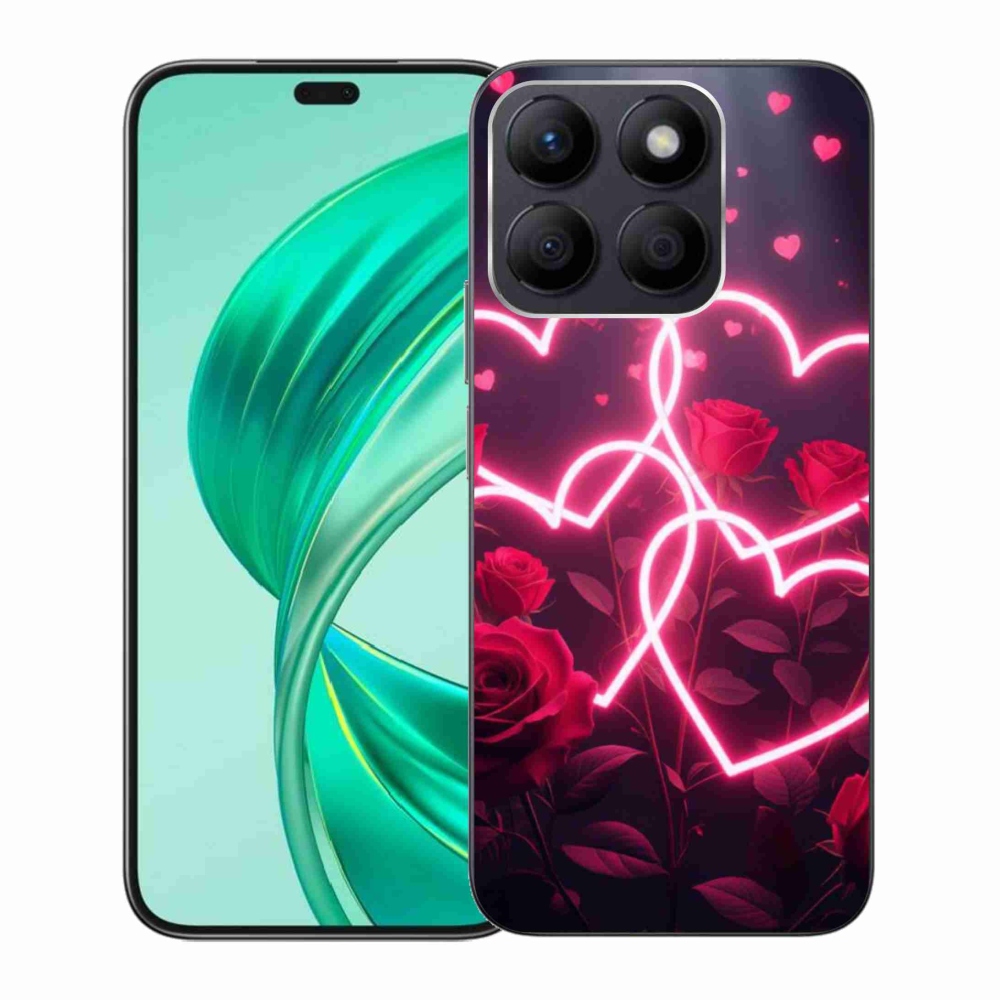 Gelový kryt mmCase na Honor X8b - srdce lásky