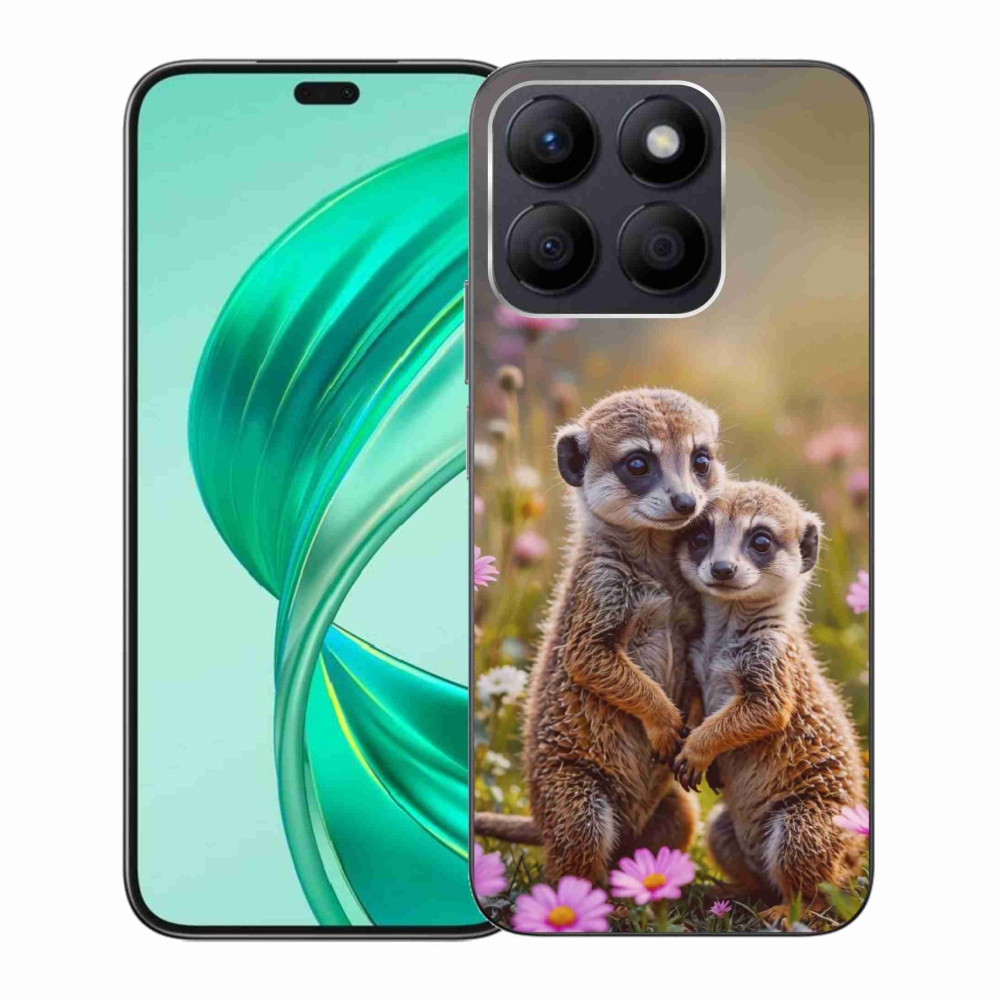 Gelový kryt mmCase na Honor X8b - surikatí duo