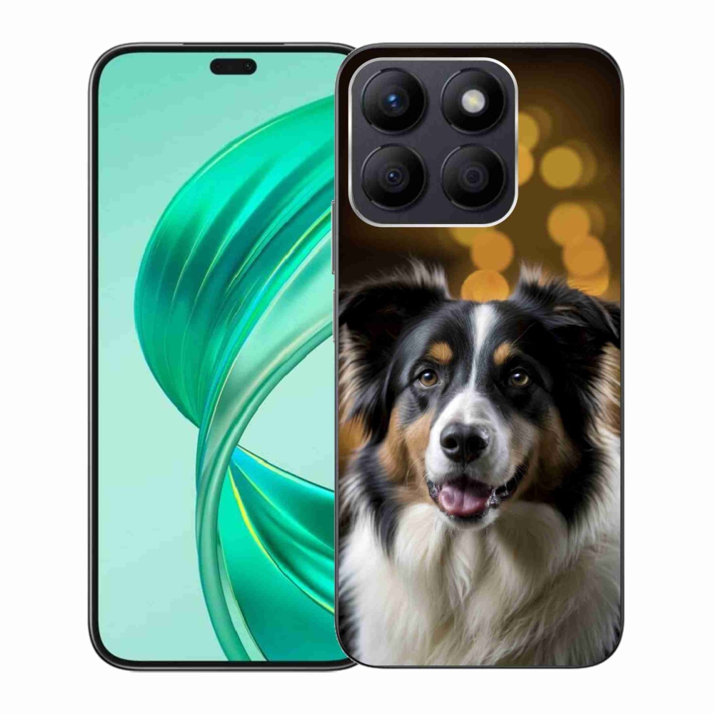 Gelový kryt mmCase na Honor X8b - usměvavý australský ovčák