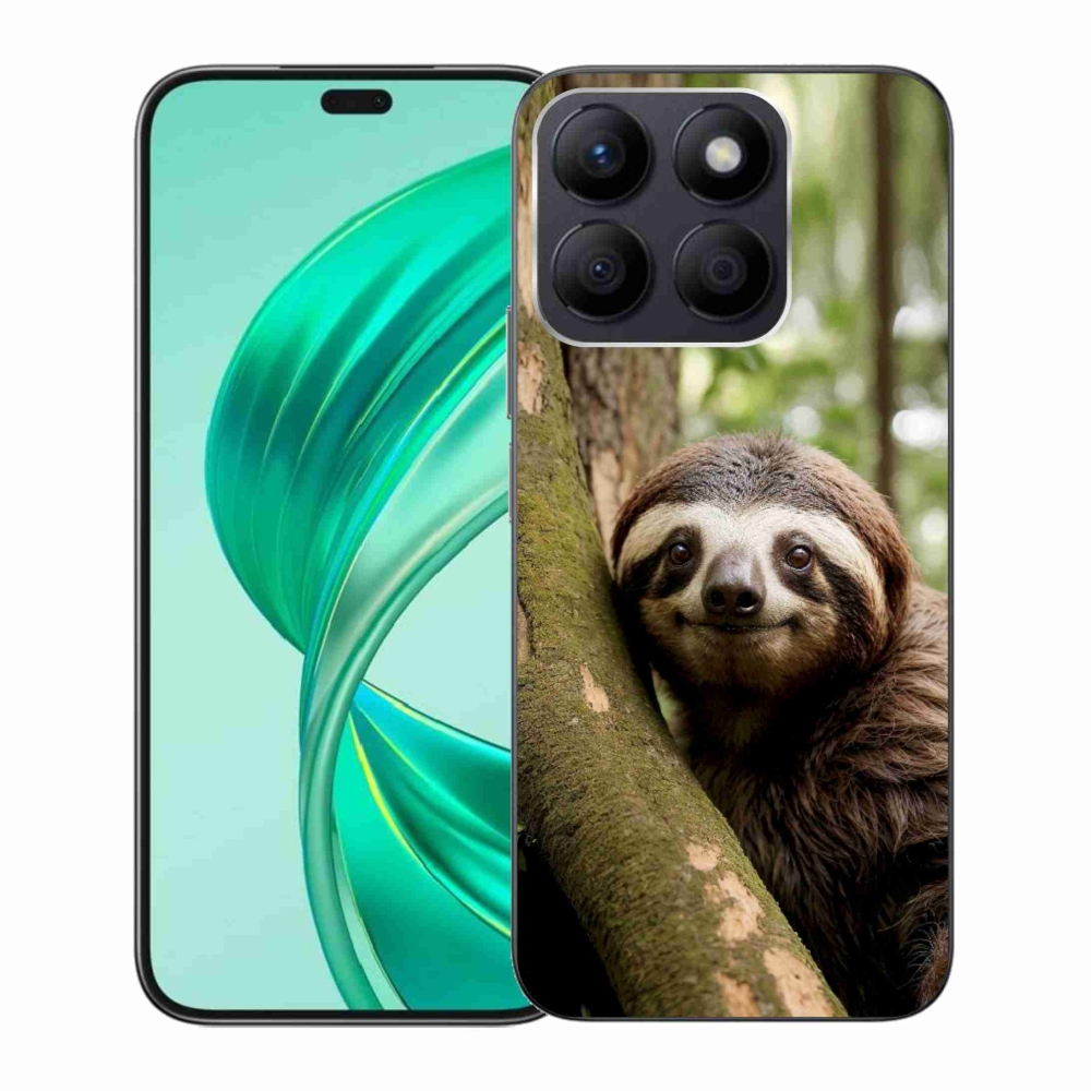 Gelový kryt mmCase na Honor X8b - usměvavý lenochod