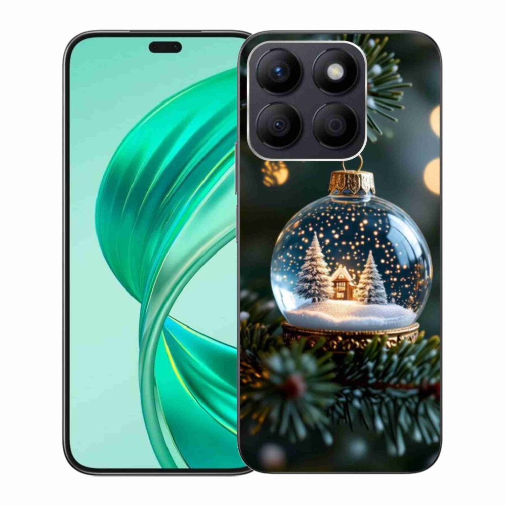 Gelový kryt mmCase na Honor X8b - vánoční koule 2