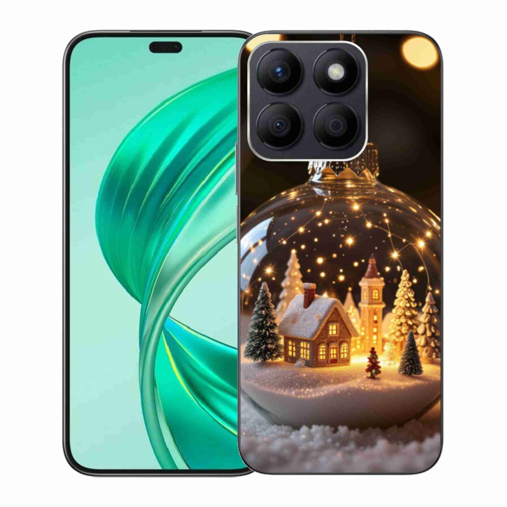 Gelový kryt mmCase na Honor X8b - vánoční koule 3