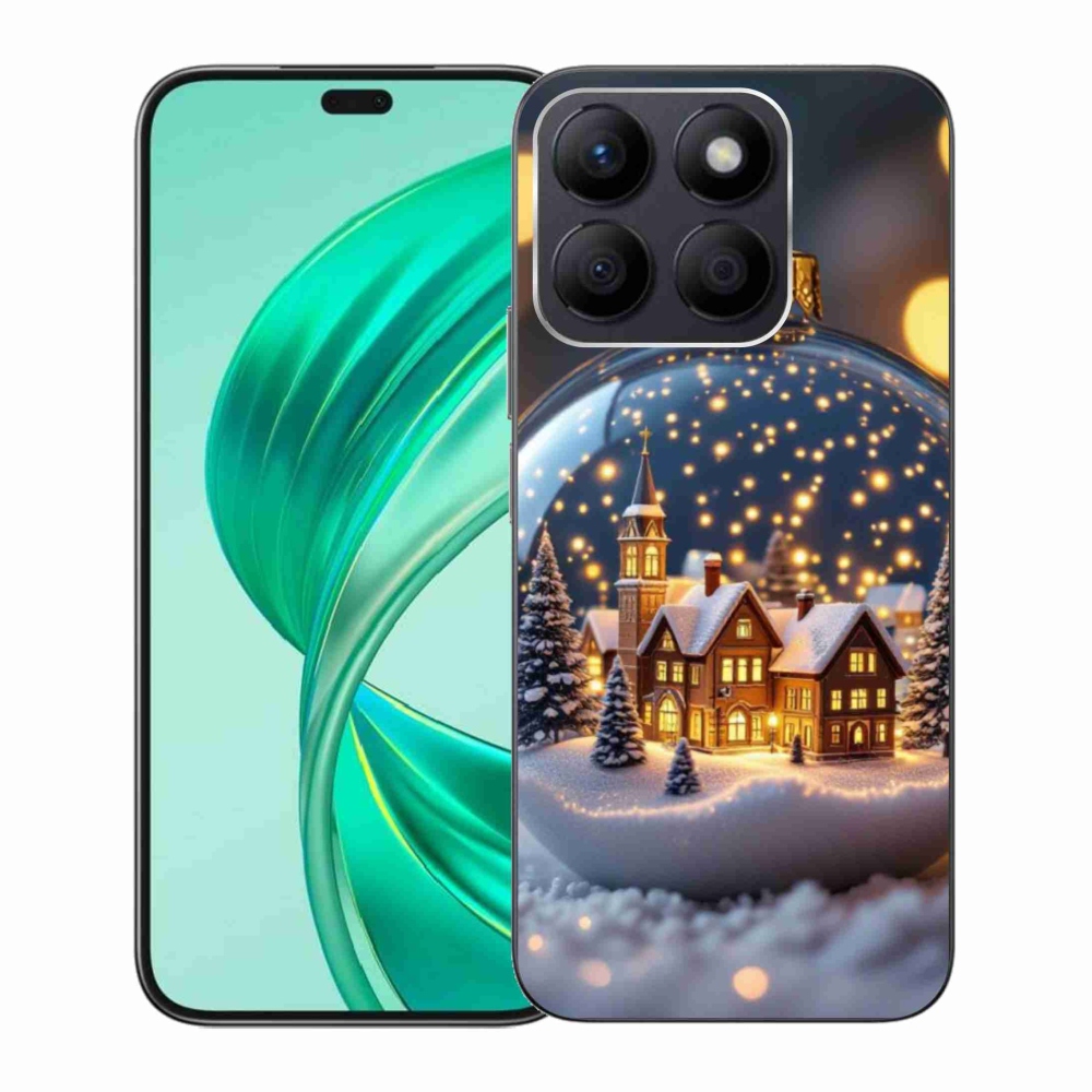 Gelový kryt mmCase na Honor X8b - vánoční koule 4