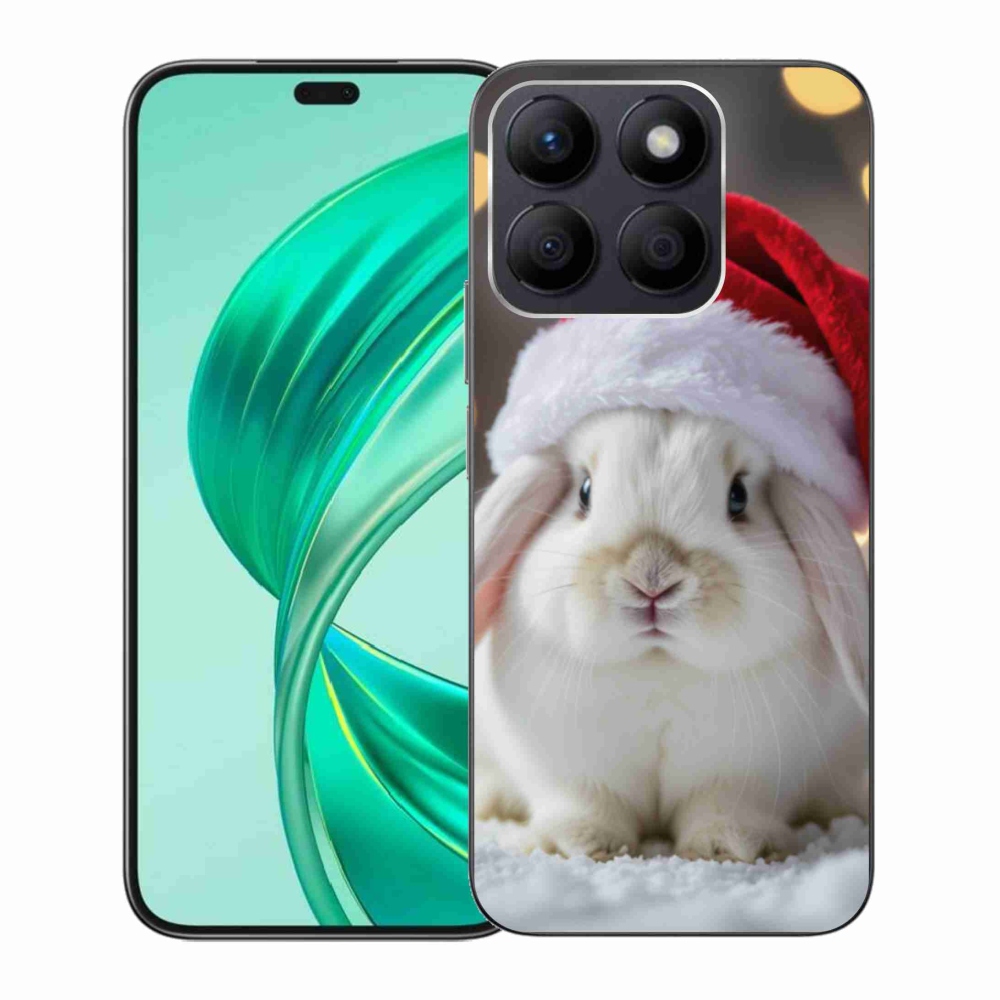 Gelový kryt mmCase na Honor X8b - vánoční králík