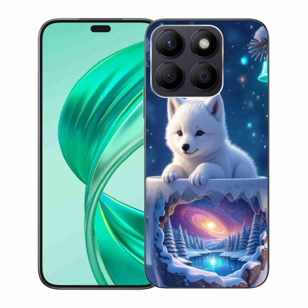 Gelový kryt mmCase na Honor X8b - vánoční štěně