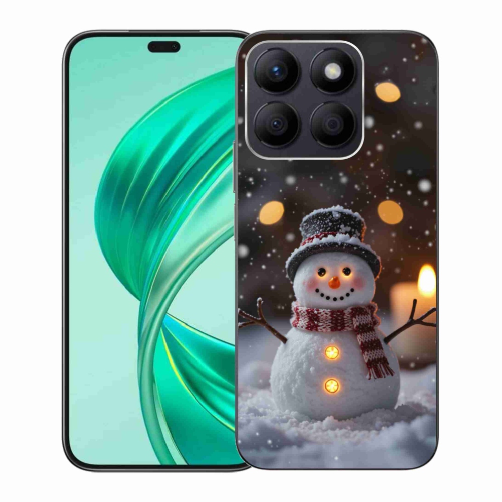 Gelový kryt mmCase na Honor X8b - veselý sněhulák