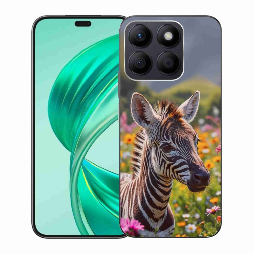 Gelový kryt mmCase na Honor X8b - zebra na louce