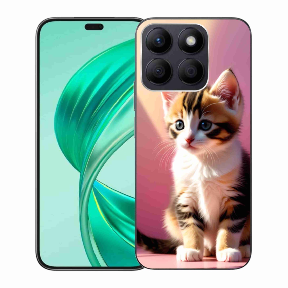 Gelový kryt mmCase na Honor X8b - zvědavé kotě 2