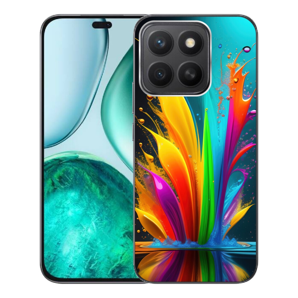 Gelový kryt mmCase na Honor X8c - abstraktní motiv 1