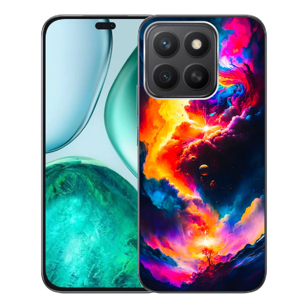 Gelový kryt mmCase na Honor X8c - abstraktní motiv