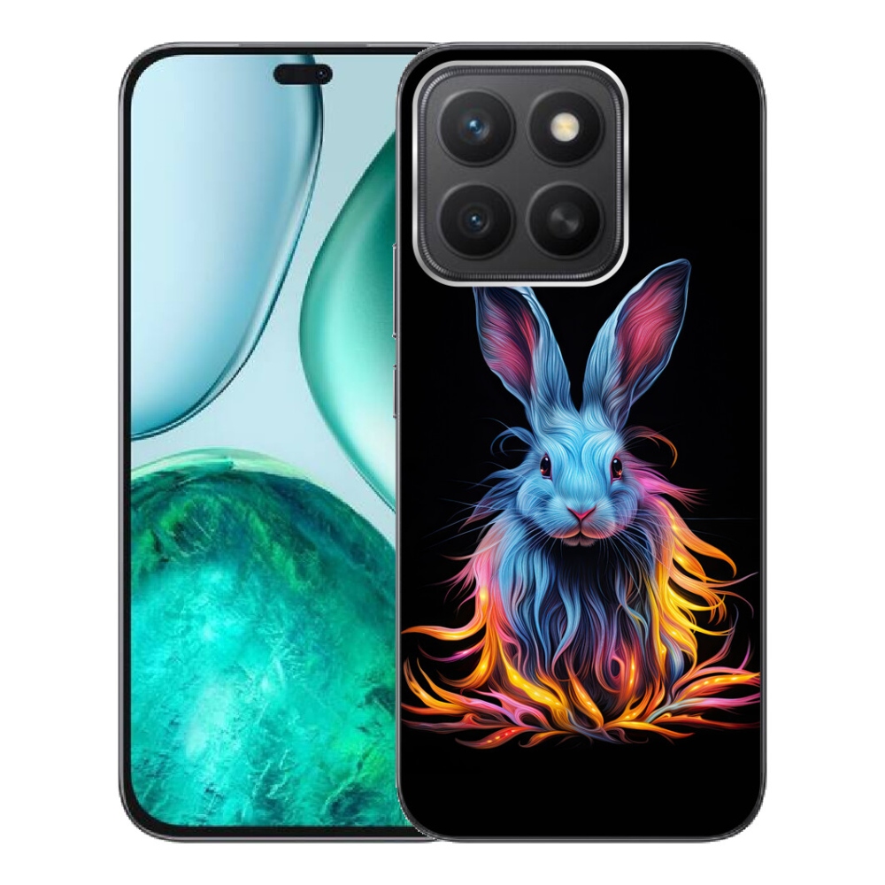 Gelový kryt mmCase na Honor X8c - abstraktní zajíc