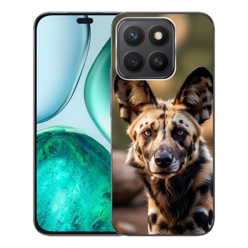 Gelový kryt mmCase na Honor X8c - africký divoký pes