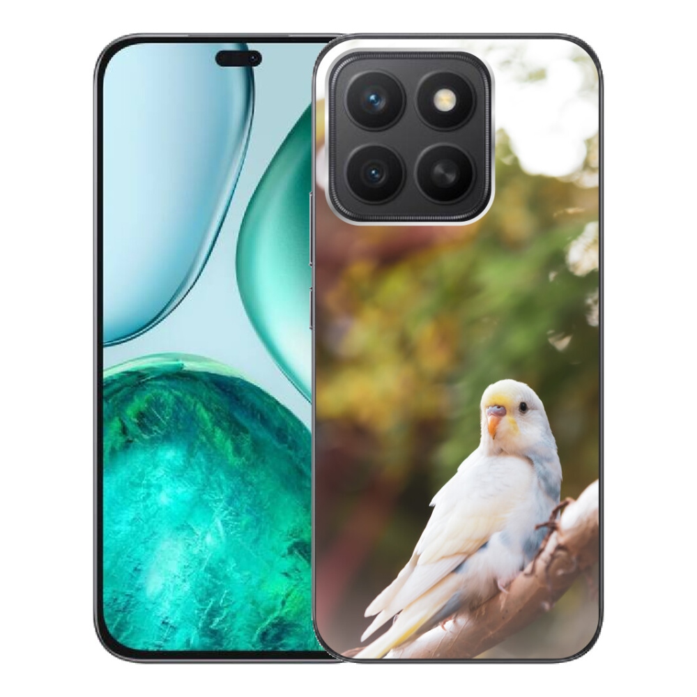 Gelový kryt mmCase na Honor X8c - andulka bílá