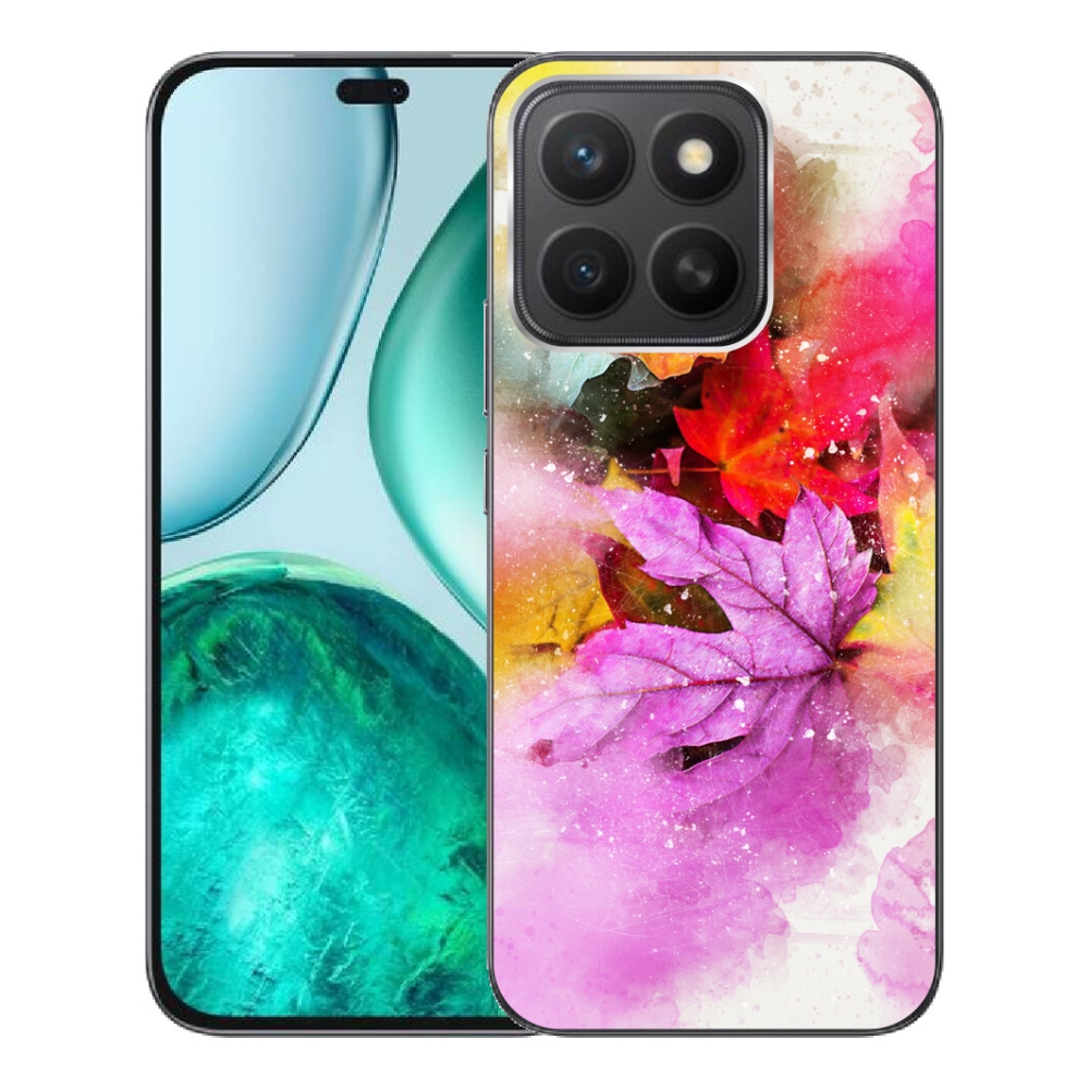 Gelový kryt mmCase na Honor X8c - barevné listy