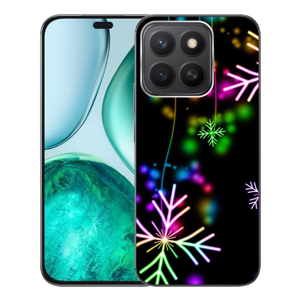 Gelový kryt mmCase na Honor X8c - barevné vločky