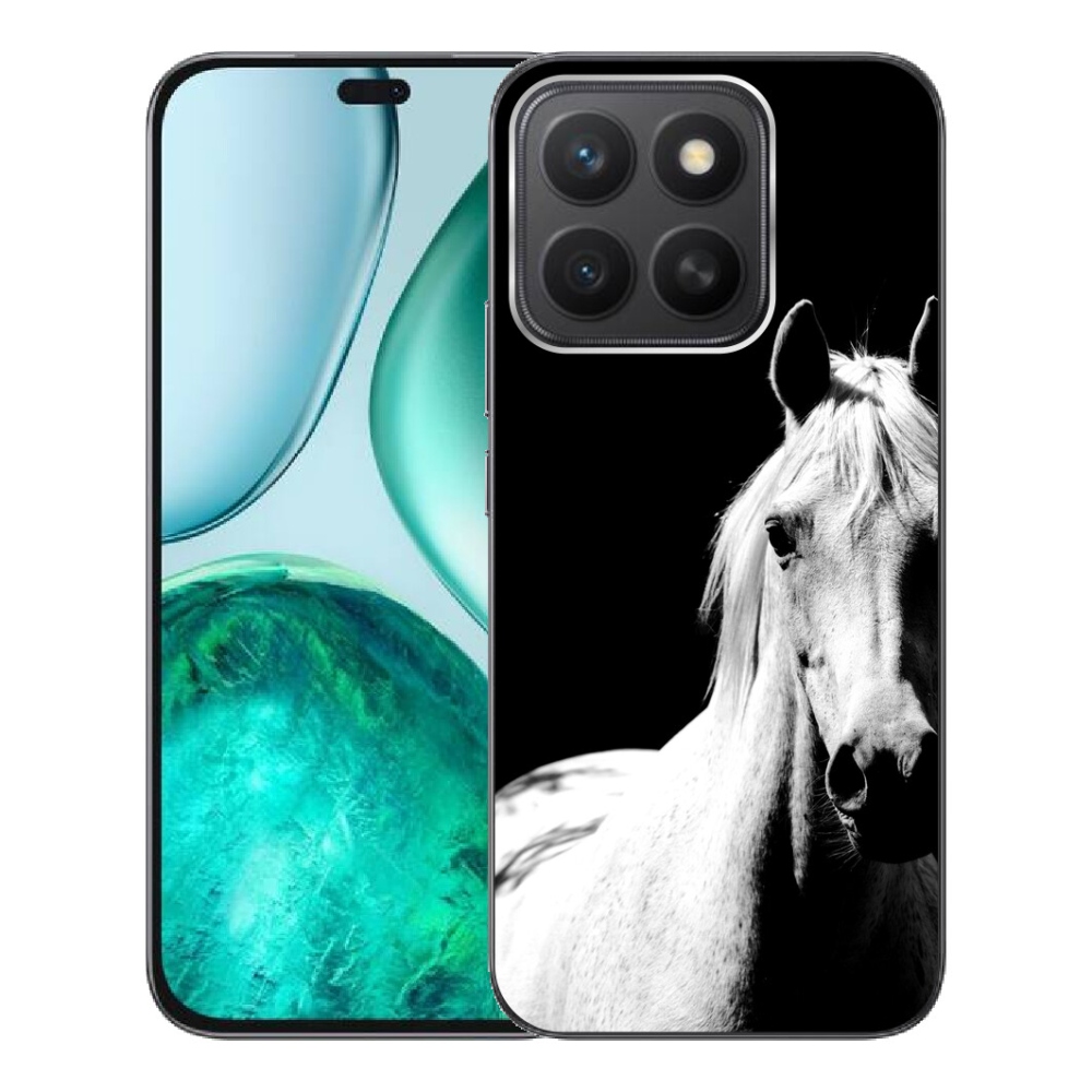 Gelový kryt mmCase na Honor X8c - bílý kůň 5