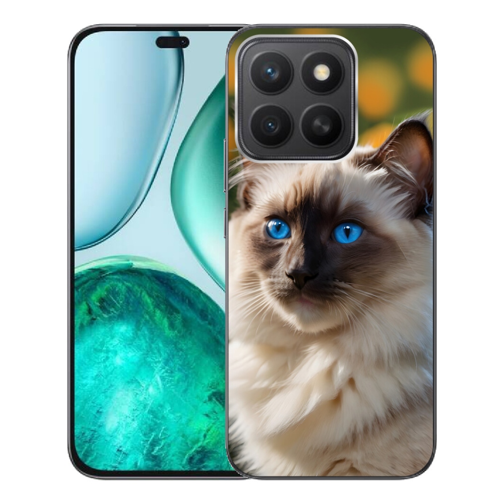 Gelový kryt mmCase na Honor X8c - bílý ragdoll