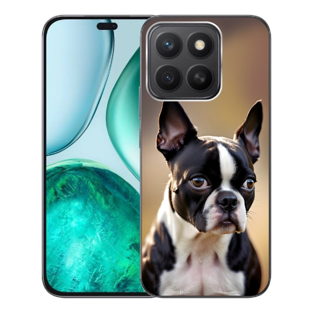 Gelový kryt mmCase na Honor X8c - bostonský teriér