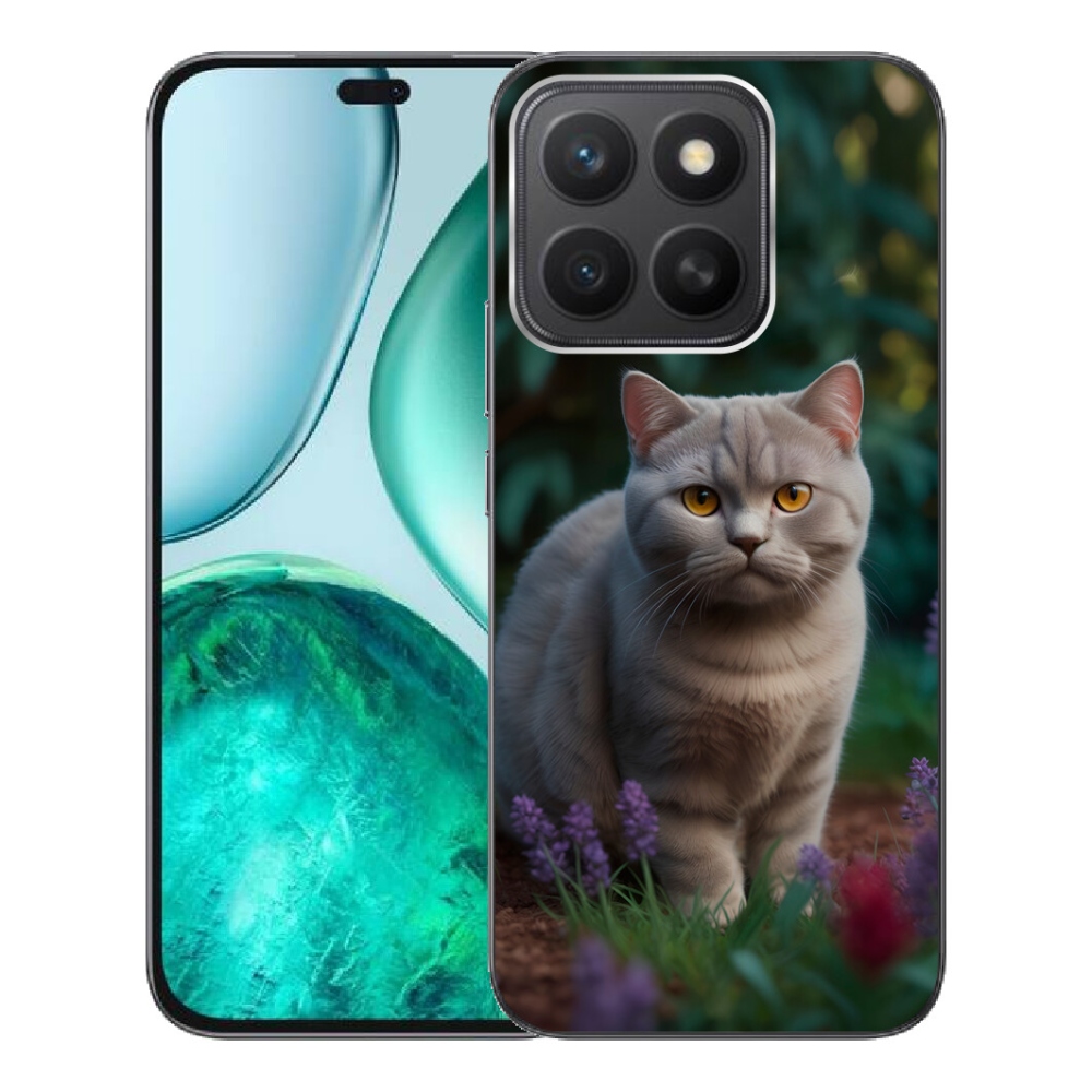 Gelový kryt mmCase na Honor X8c - britská kočka