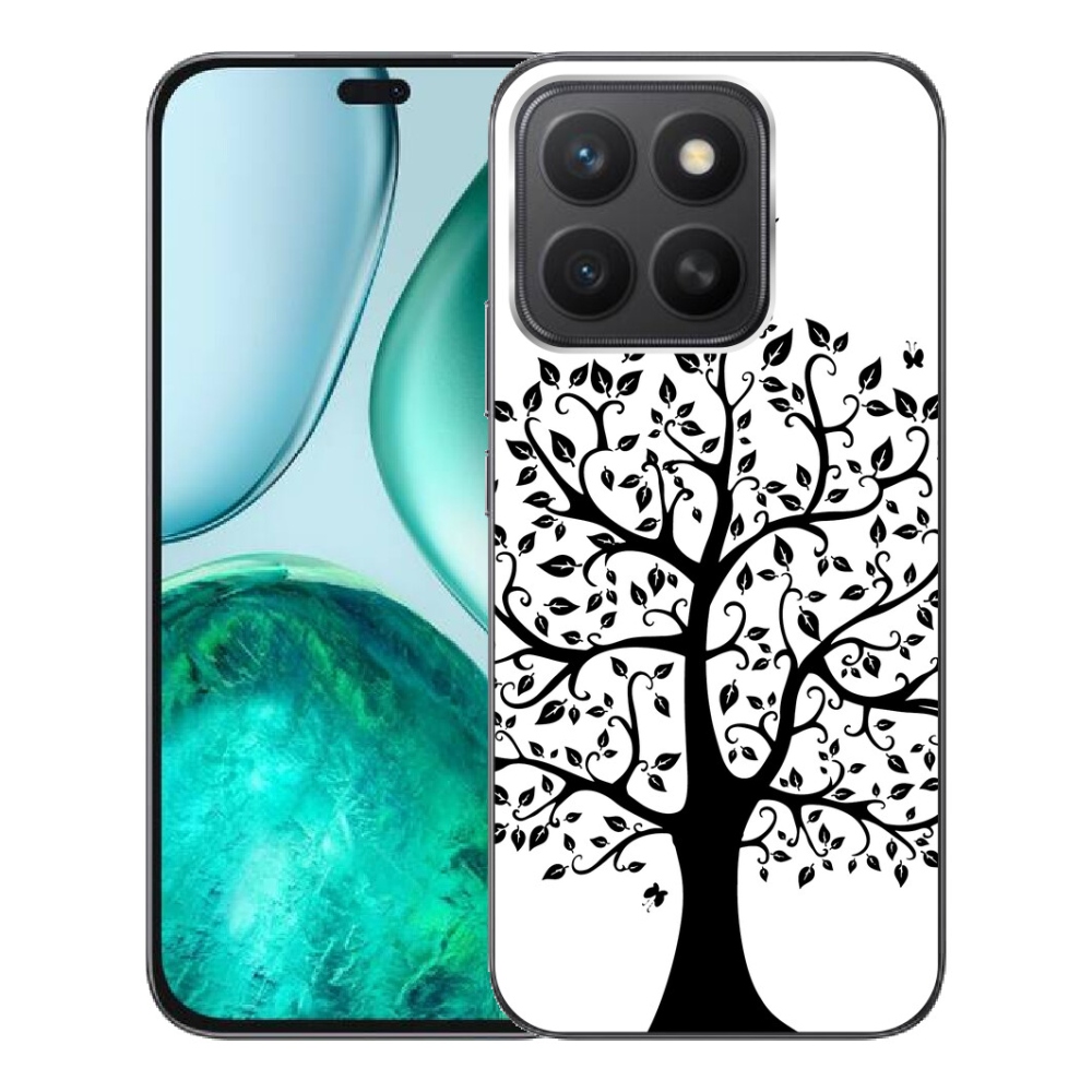 Gelový kryt mmCase na Honor X8c - černobílý strom