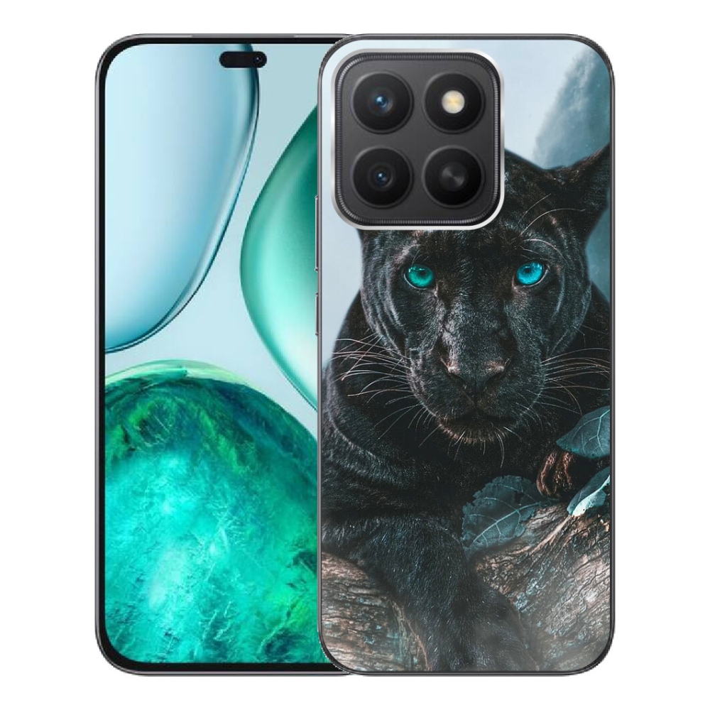 Gelový kryt mmCase na Honor X8c - černý panter