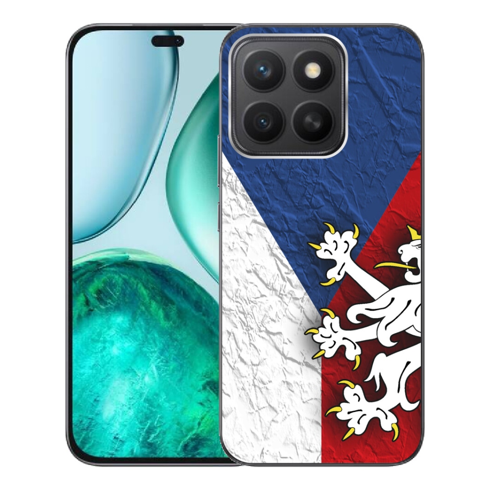 Gelový kryt mmCase na Honor X8c - česká vlajka 1
