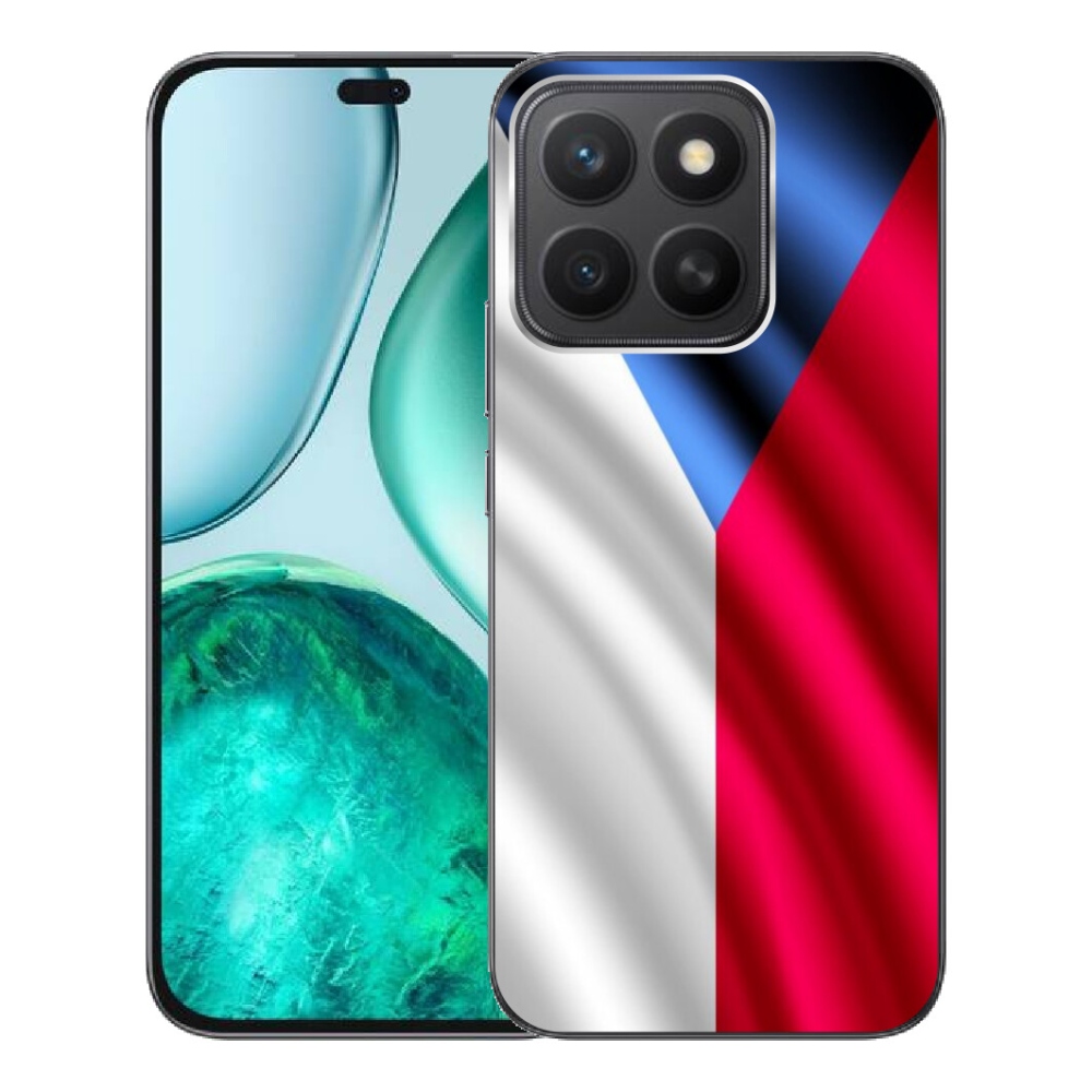 Gelový kryt mmCase na Honor X8c - česká vlajka