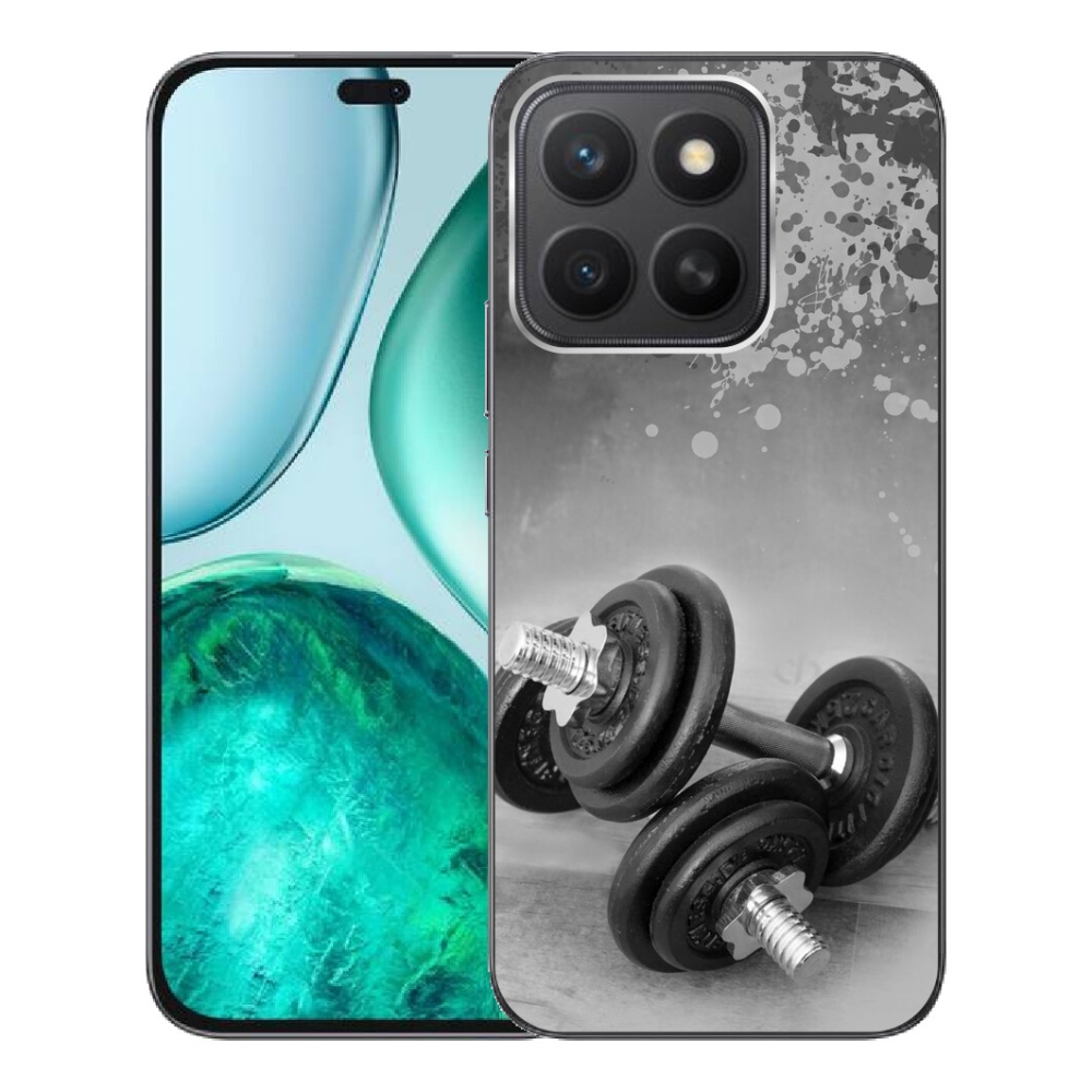 Gelový kryt mmCase na Honor X8c - činky 1